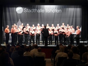 Chorauftritt in der Stadthalle Ilshofen am 13.3.2010