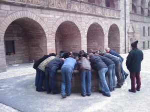 Brunnengucken auf der Plassenburg Kulmbach