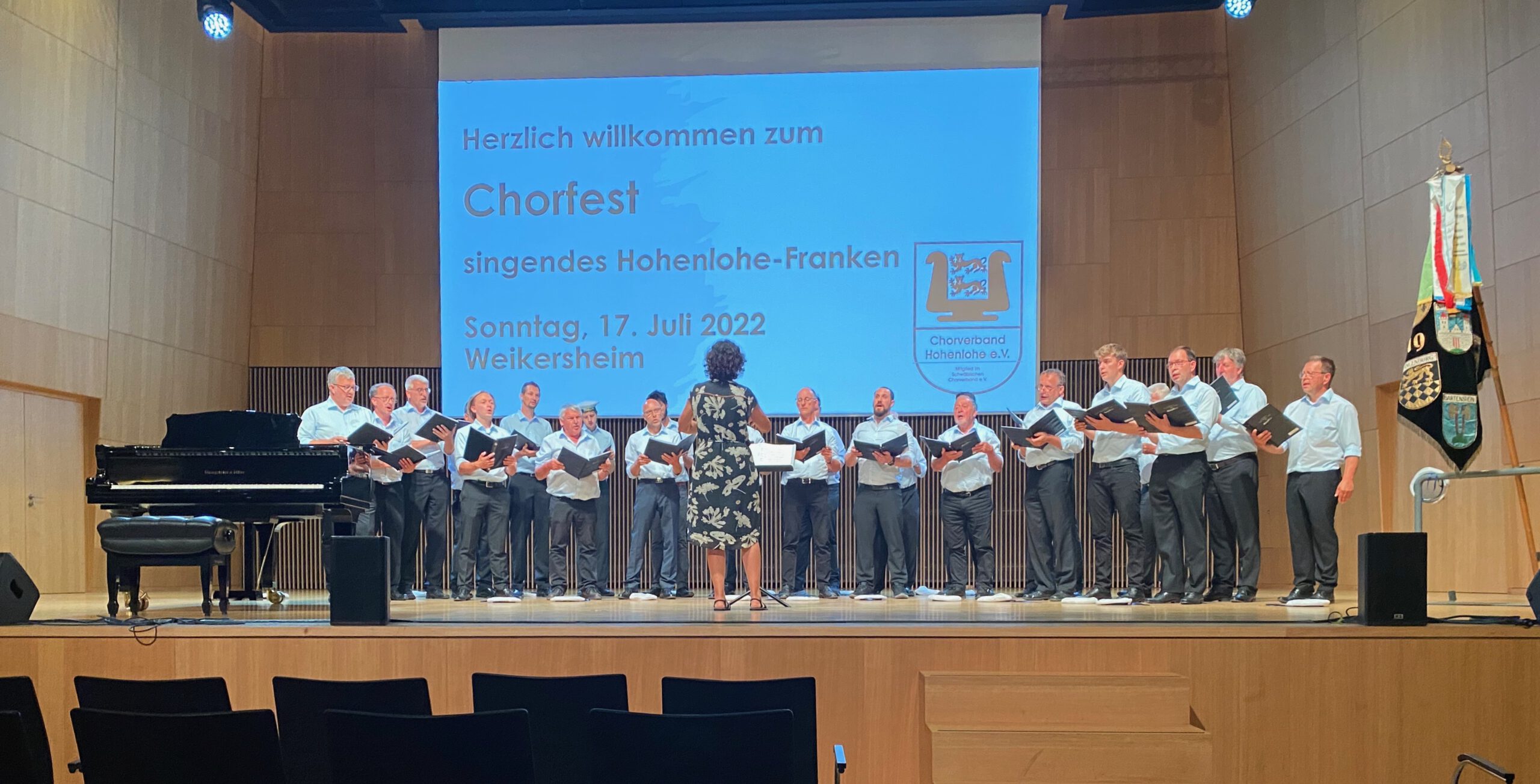 Chorfest in Weikersheim – der Liederkranz Ruppertshofen-Leofels war dabei!